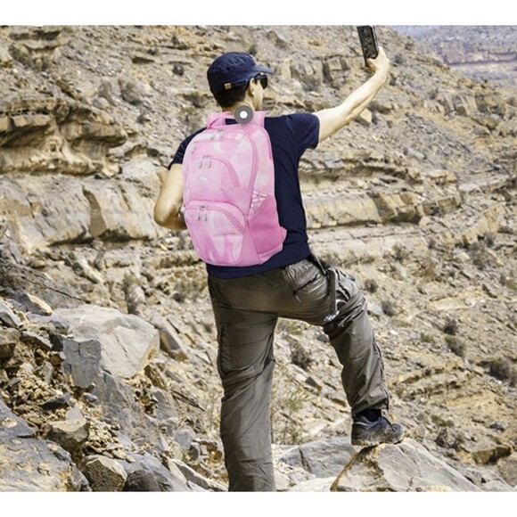 High Sierra Swoop SG Backpack for 17" Laptop Pink Marble Swirl NEW - Picture 4 of 4